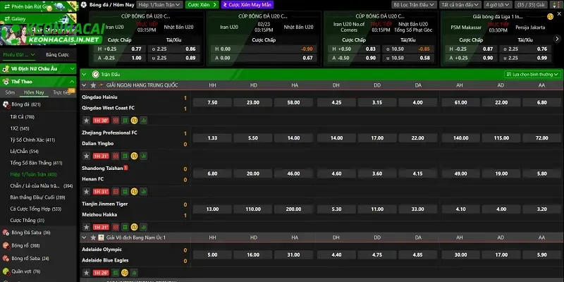Tỷ lệ cược và cách soi kèo Việt Nam vs Thái Lan